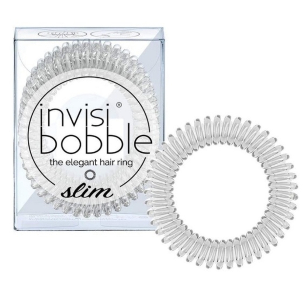 invisibobble Slim The Elegant Hair Ring - Crystal Clear